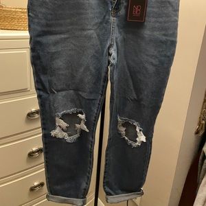 High rise mom jeans.